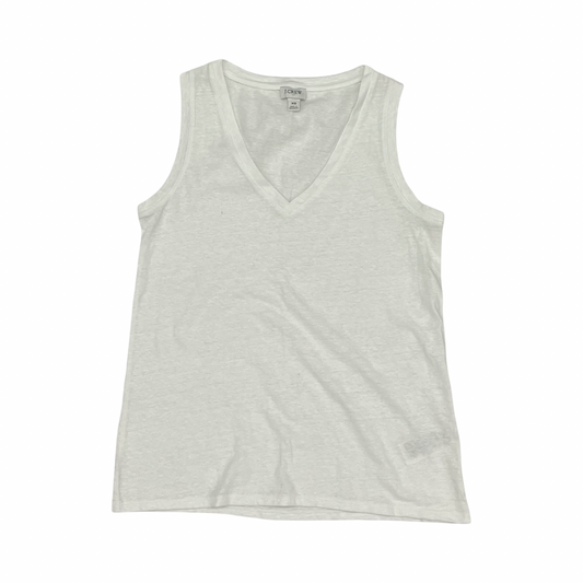 Tank Top By J. Crew In White, Size:Xs