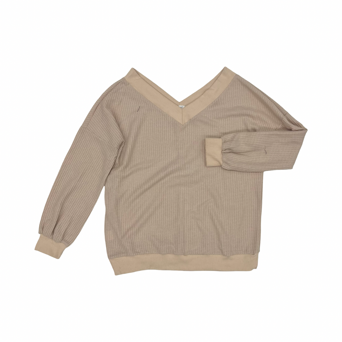 Top Ls By Cmf In Tan, Size:2X