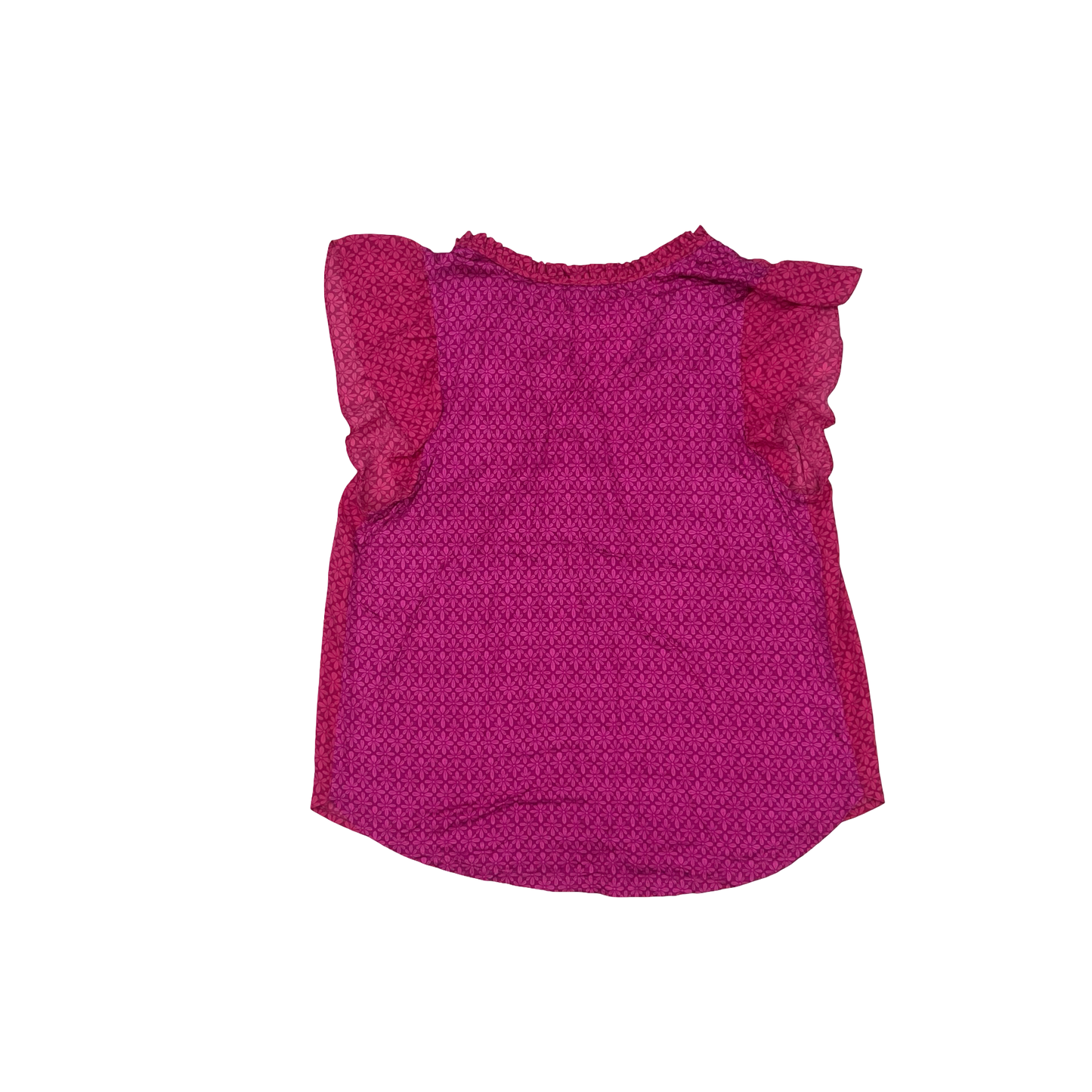 Blouse Ss By Loft In Pink, Size:Xl