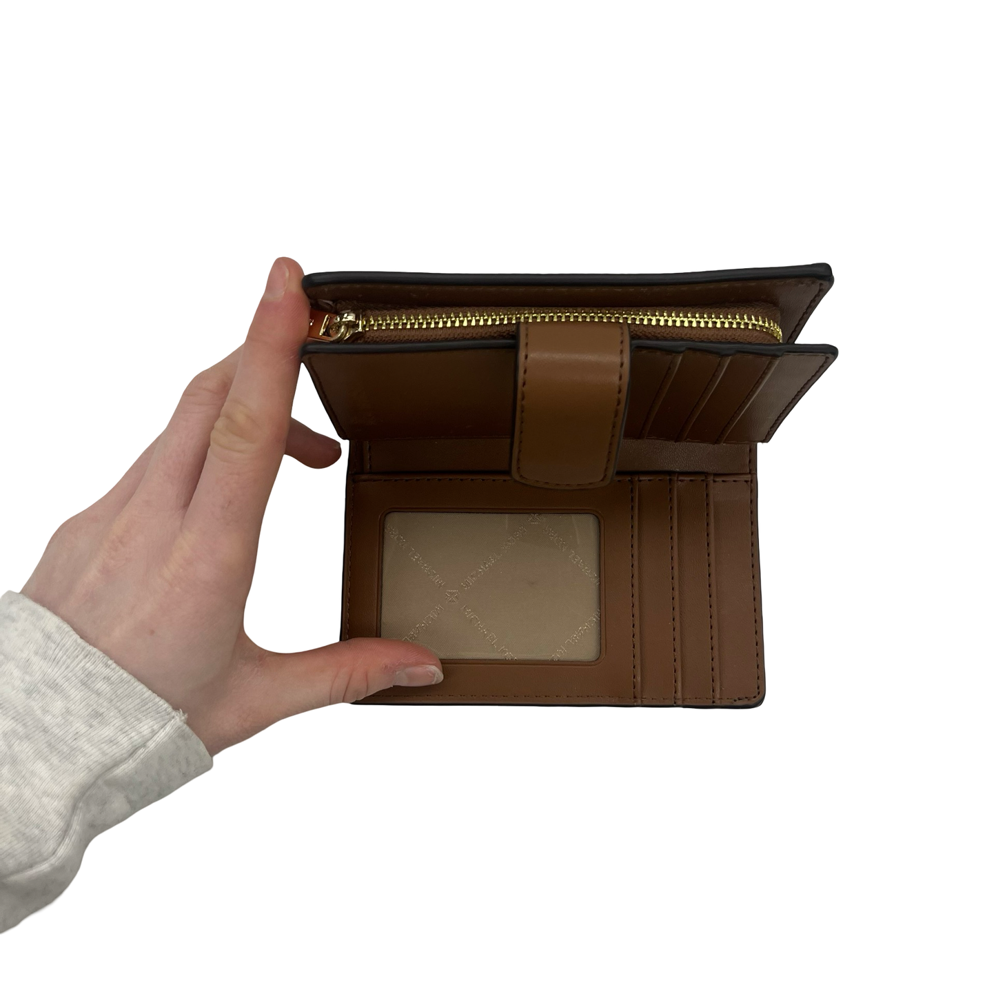 Wallet Designer By Michael Kors In Brown, Size:Medium