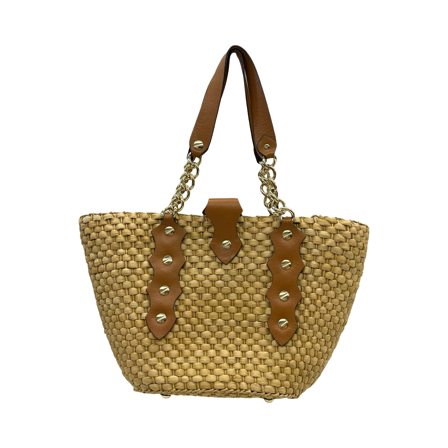 Handbag Designer By Michael Kors In Tan, Size:Medium