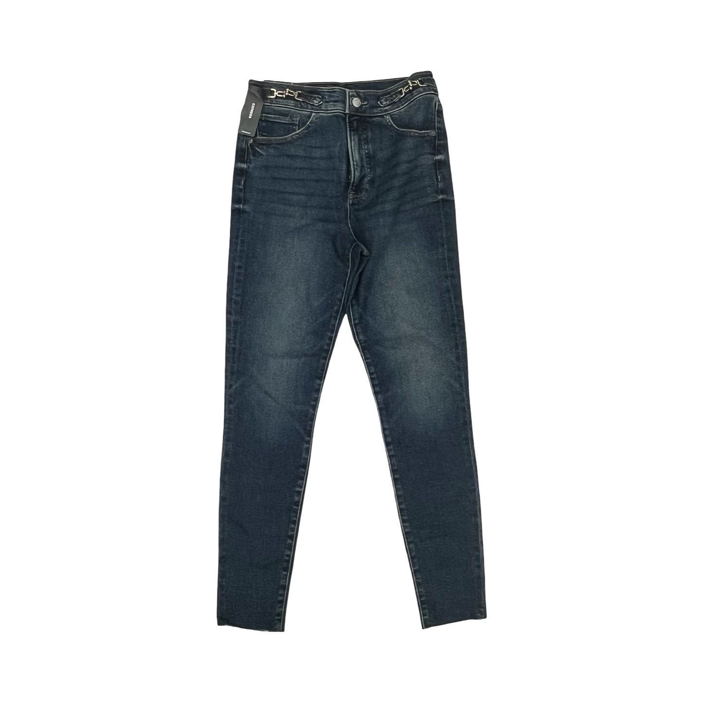 Jeans Skinny By Express In Blue Denim, Size:4