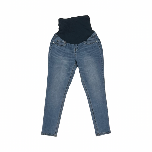 Mat Jeans By Motherhood In Blue Denim, Size:L