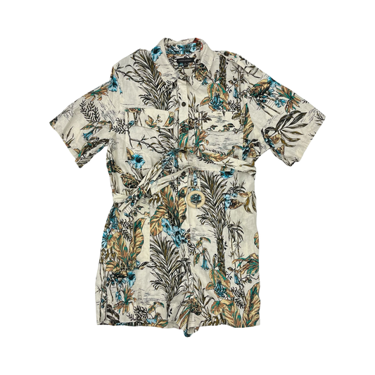 Dress Casual Short By Banana Republic In Cream, Size:Xl