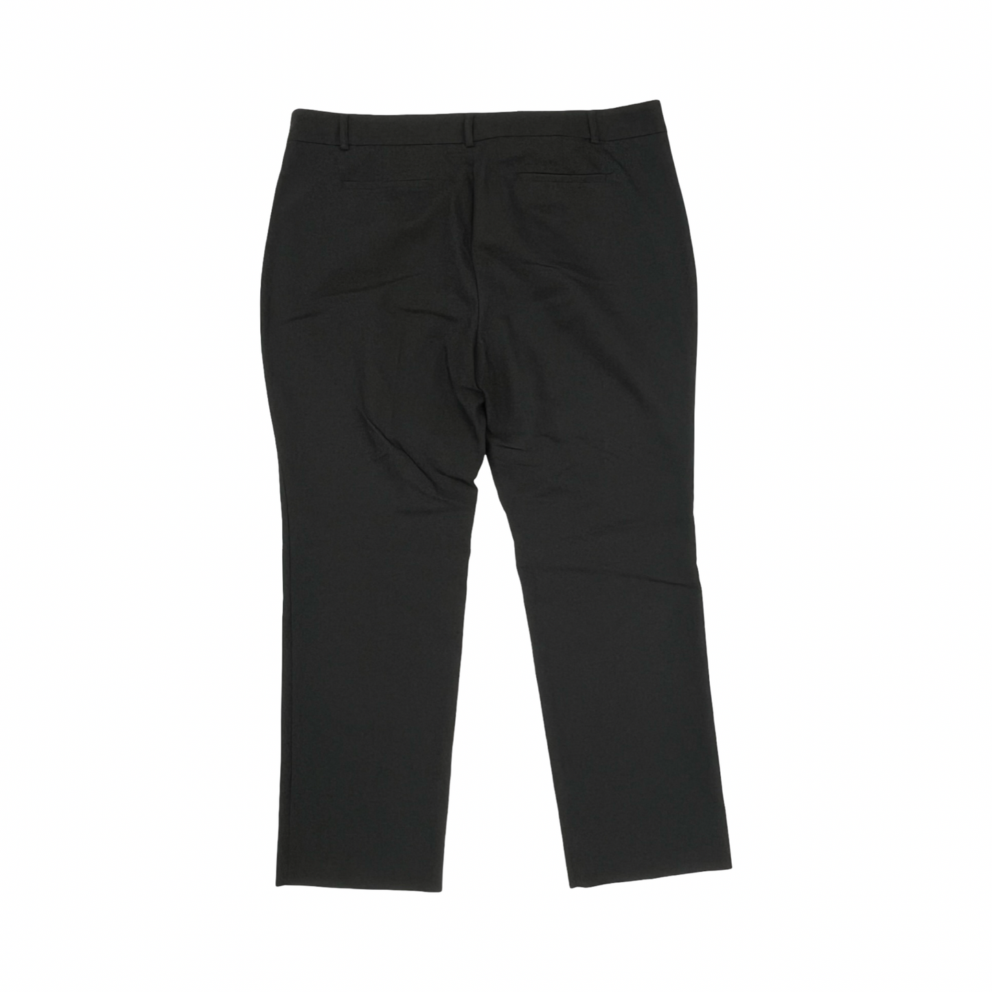 Jeans Straight By Lee In Black Denim, Size:18