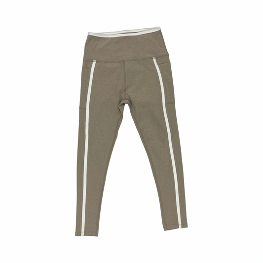 Athletic Leggings By Beyond Yoga In Tan, Size:Xl