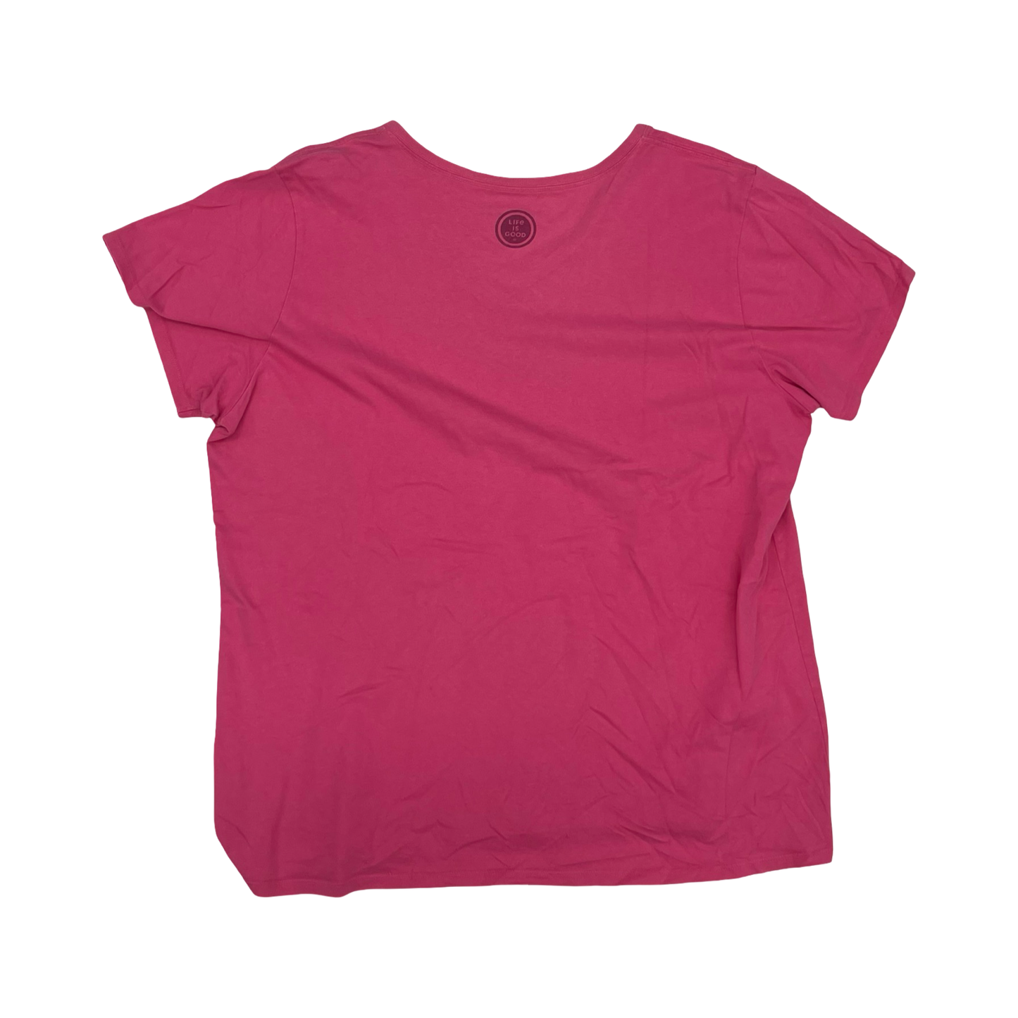 Top Ss By Life Is Good In Pink, Size:Xxl