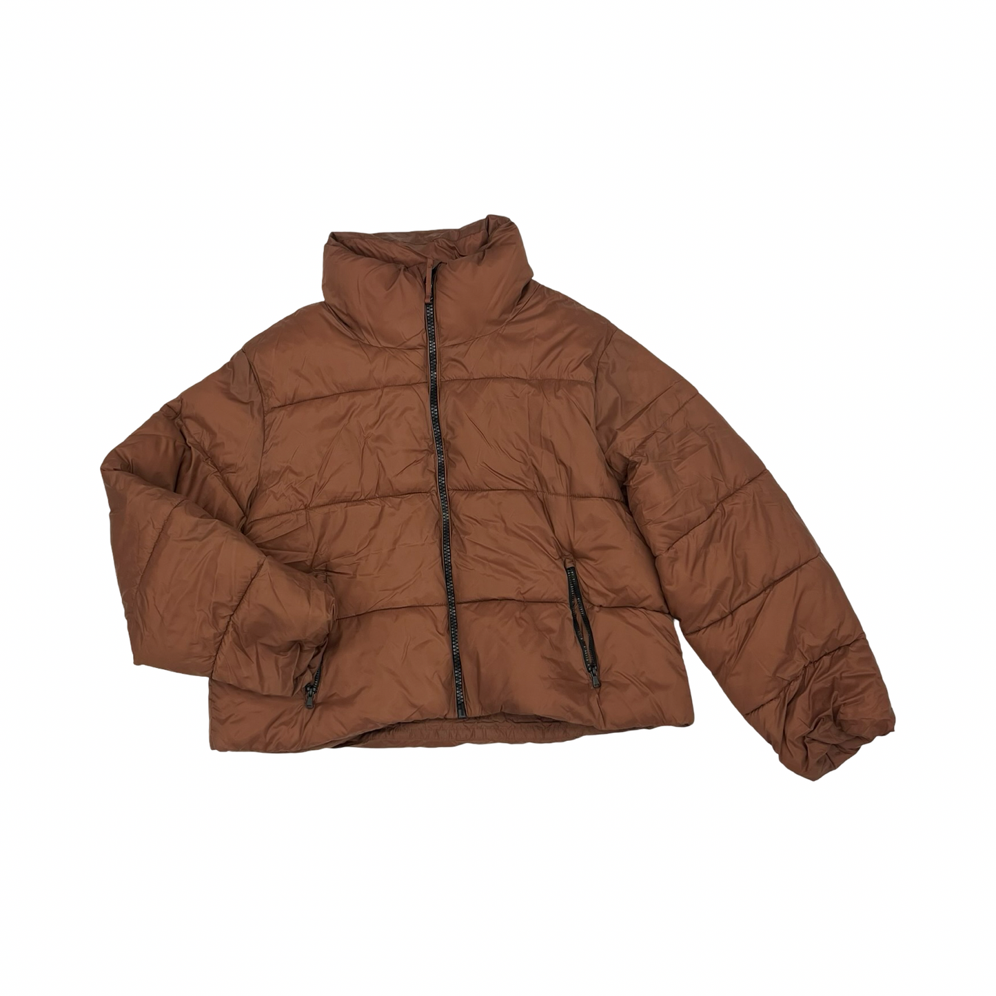 Coat Puffer & Quilted By Old Navy In Brown, Size:S