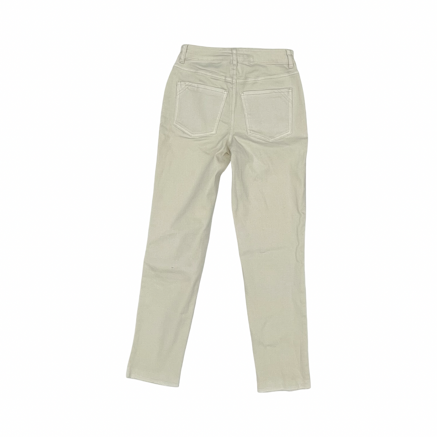 Jeans Straight By Maurices In Cream Denim, Size:0