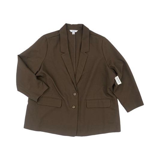 Blazer By Old Navy In Brown, Size:3X