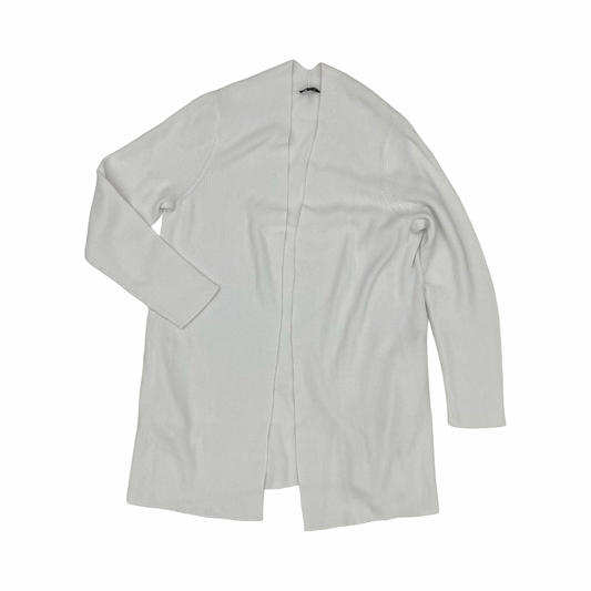 Sweater Cardigan By Talbots In White, Size:M