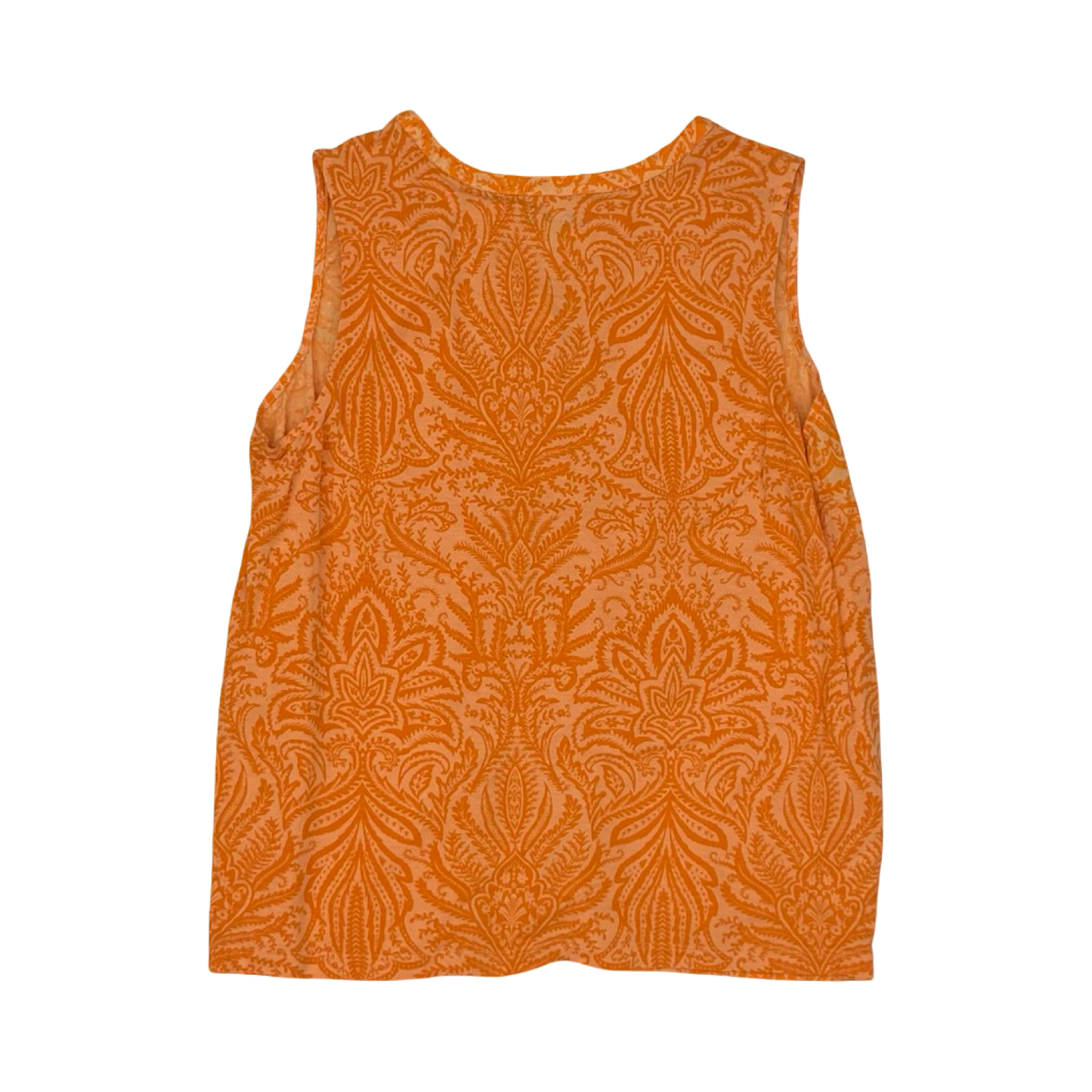 Blouse Sleeveless By Loft In Orange, Size:S