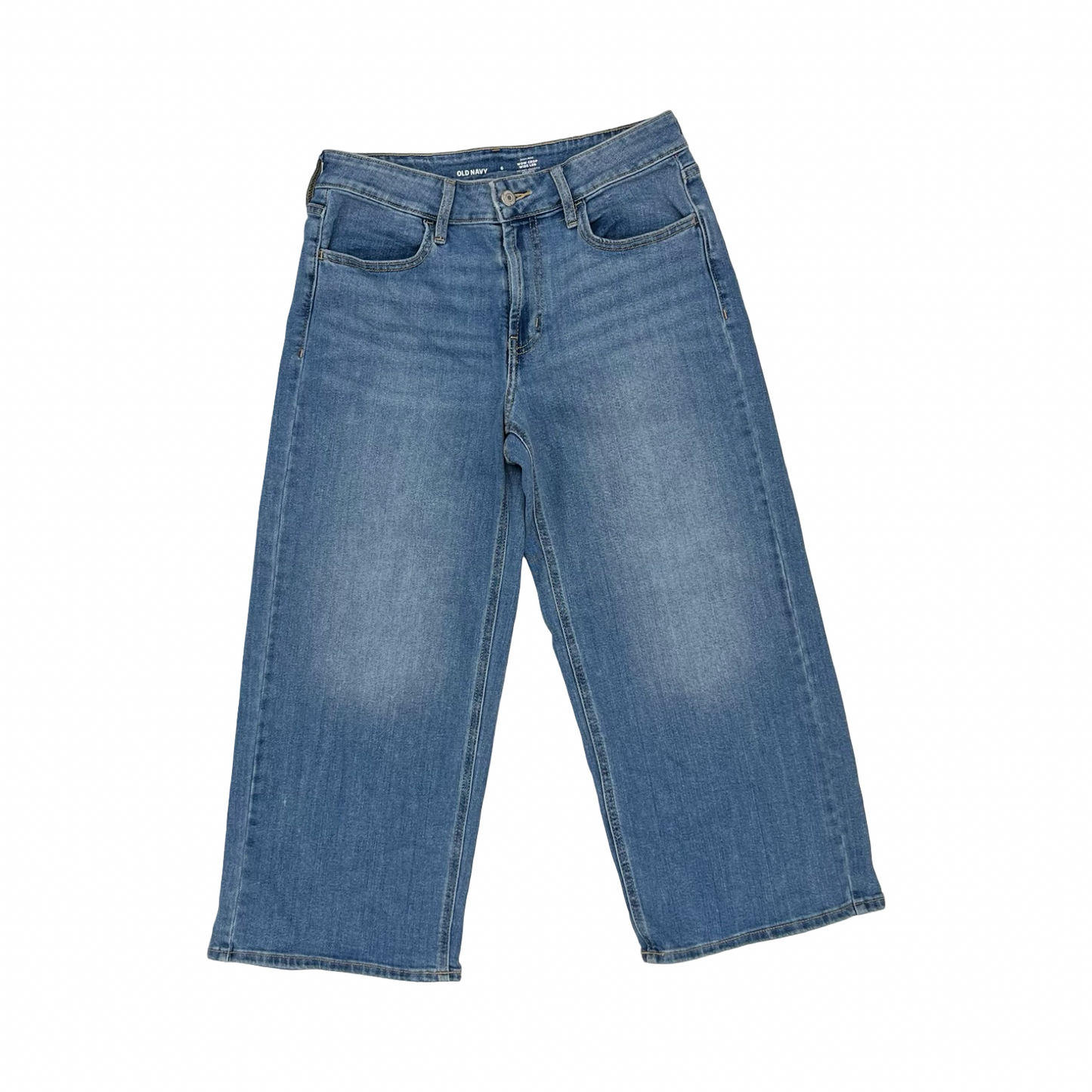 Jeans Cropped By Old Navy In Blue Denim, Size:6P