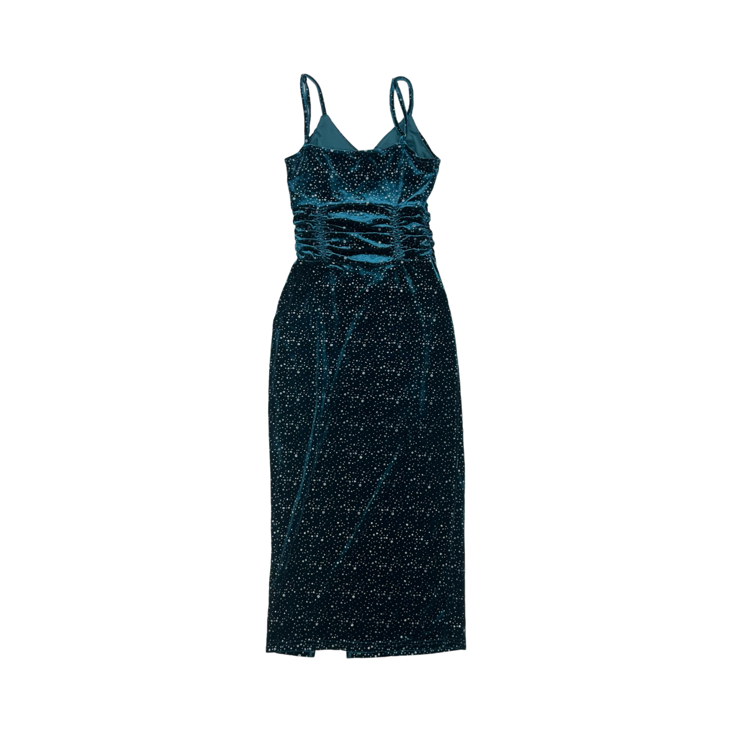 Dress Party Midi By Cider In Blue & Silver, Size:Xxs