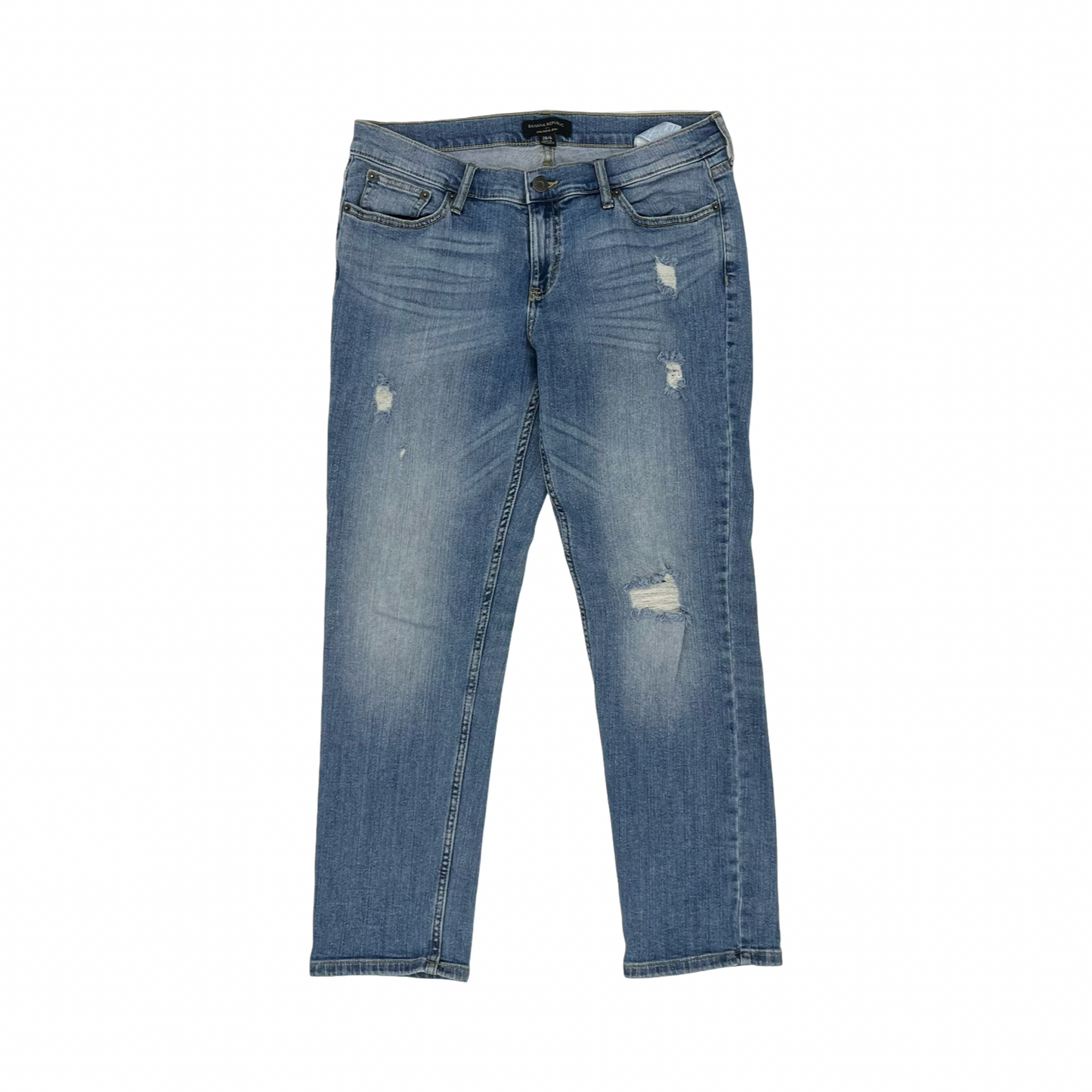 Jeans Skinny By Banana Republic In Blue Denim, Size:6