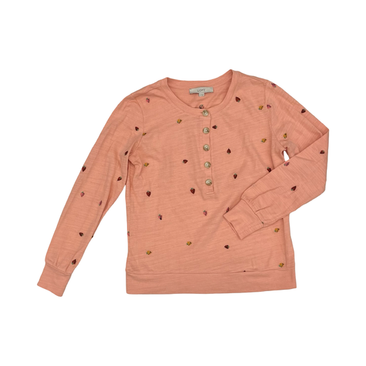 Top Ls By Loft In Orange, Size:S