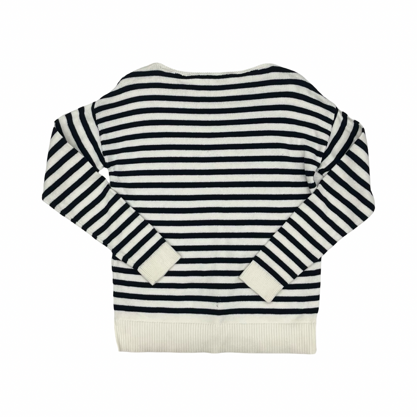 Sweater By Loft In Blue & Cream, Size:S