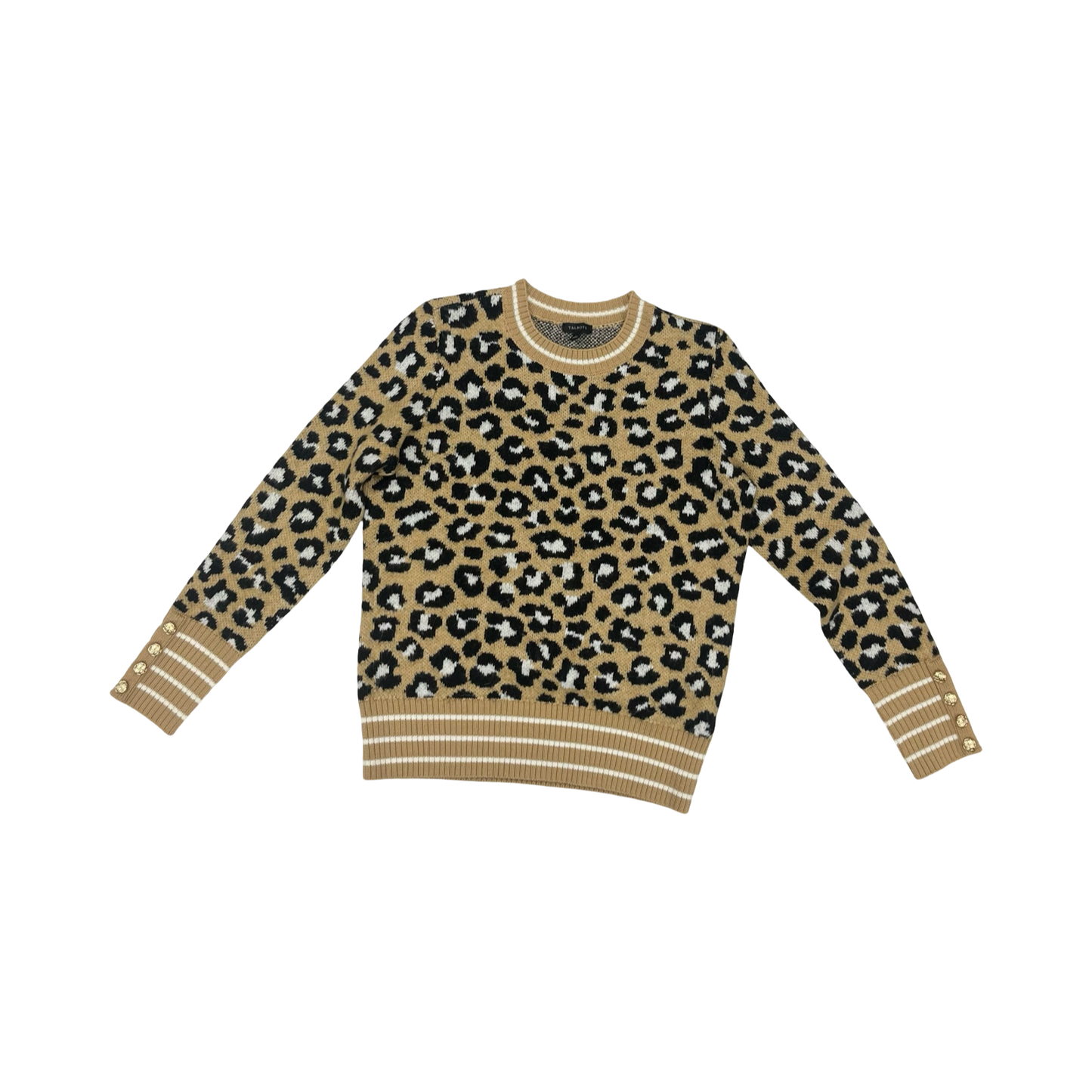 Sweater By Talbots In Animal Print, Size:S