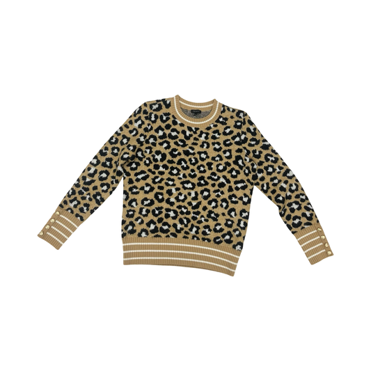 Sweater By Talbots In Animal Print, Size:S