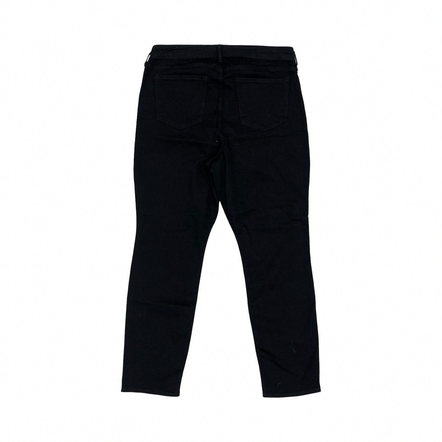 Jeans Straight By Old Navy In Black Denim, Size:16