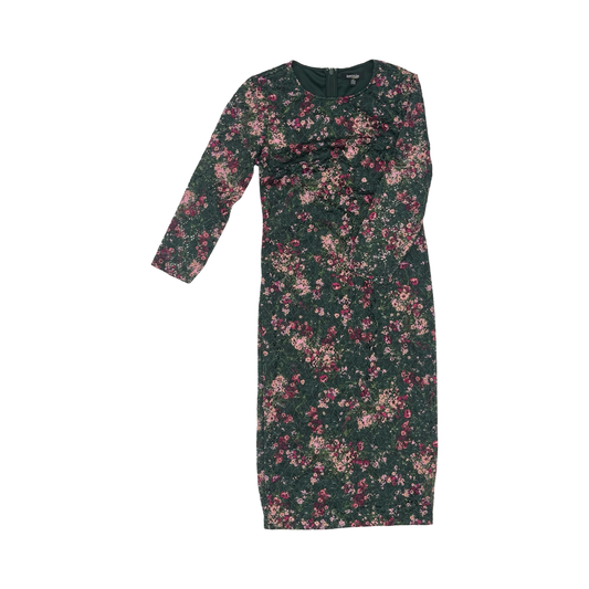 Dress Party Midi By Kensie In Floral Print, Size:8