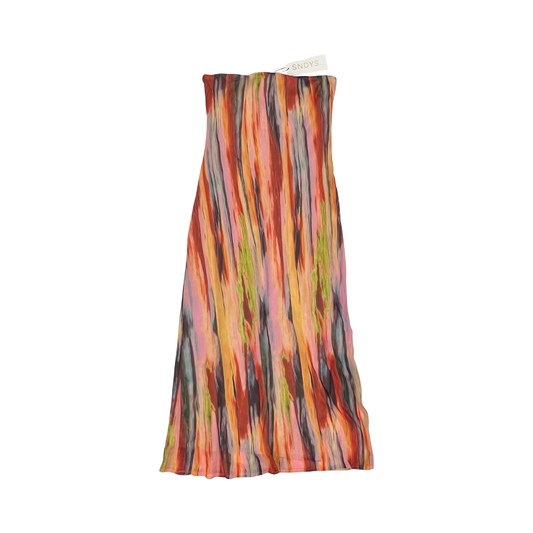 Dress Party Midi By Clothes Mentor In Multi, Size:M