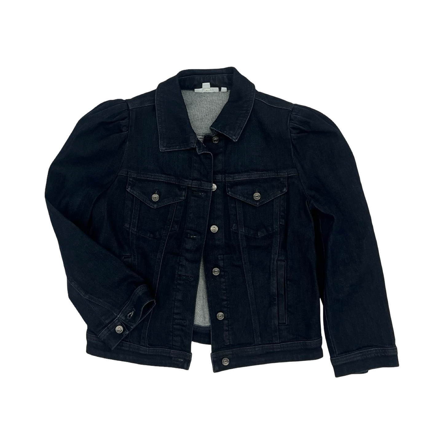 Jacket Denim By Chicos In Blue Denim, Size:S