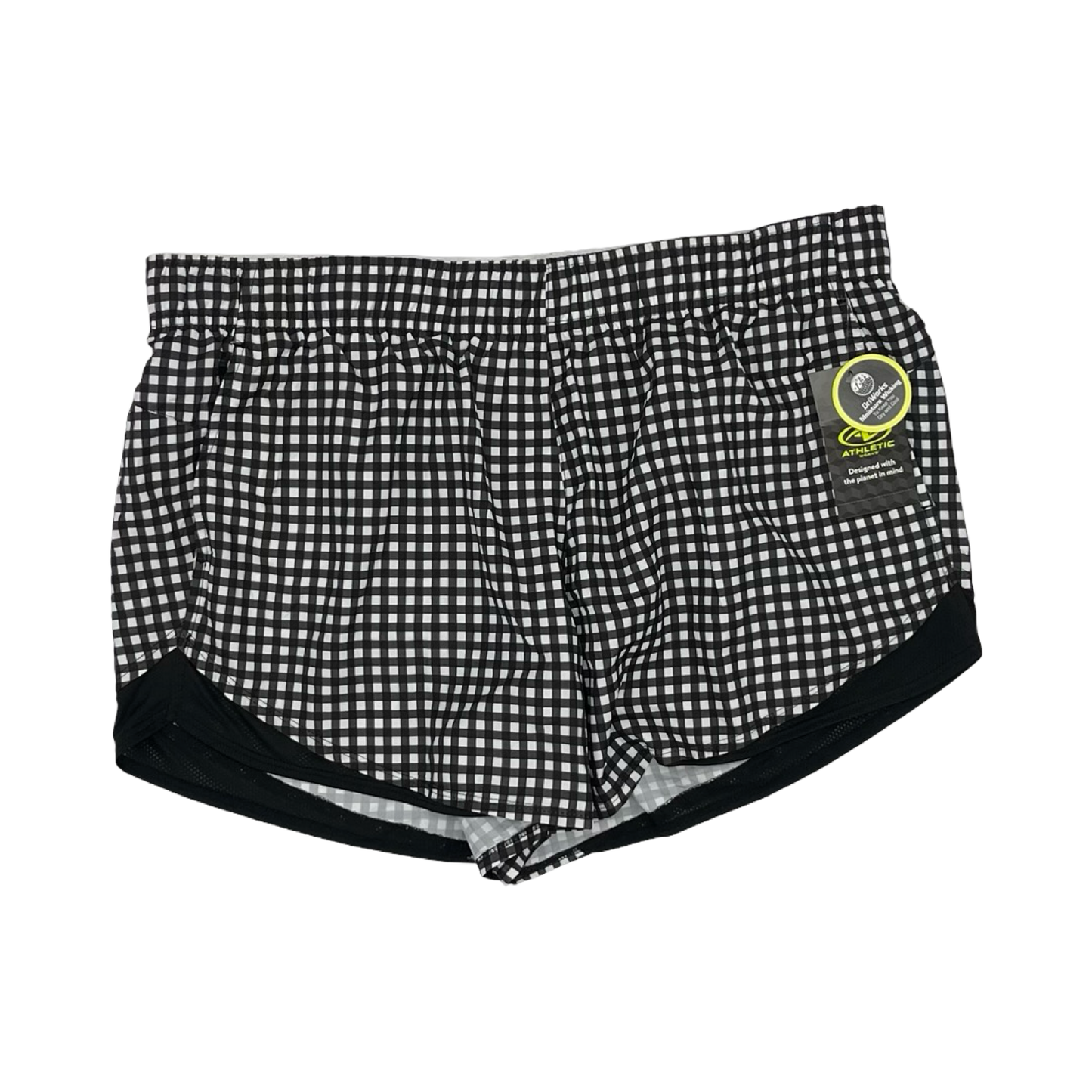 Athletic Shorts By Athletic Works In Black & White, Size:Xl