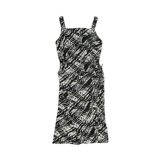 Dress Party Midi By Cme In Black & White, Size:12