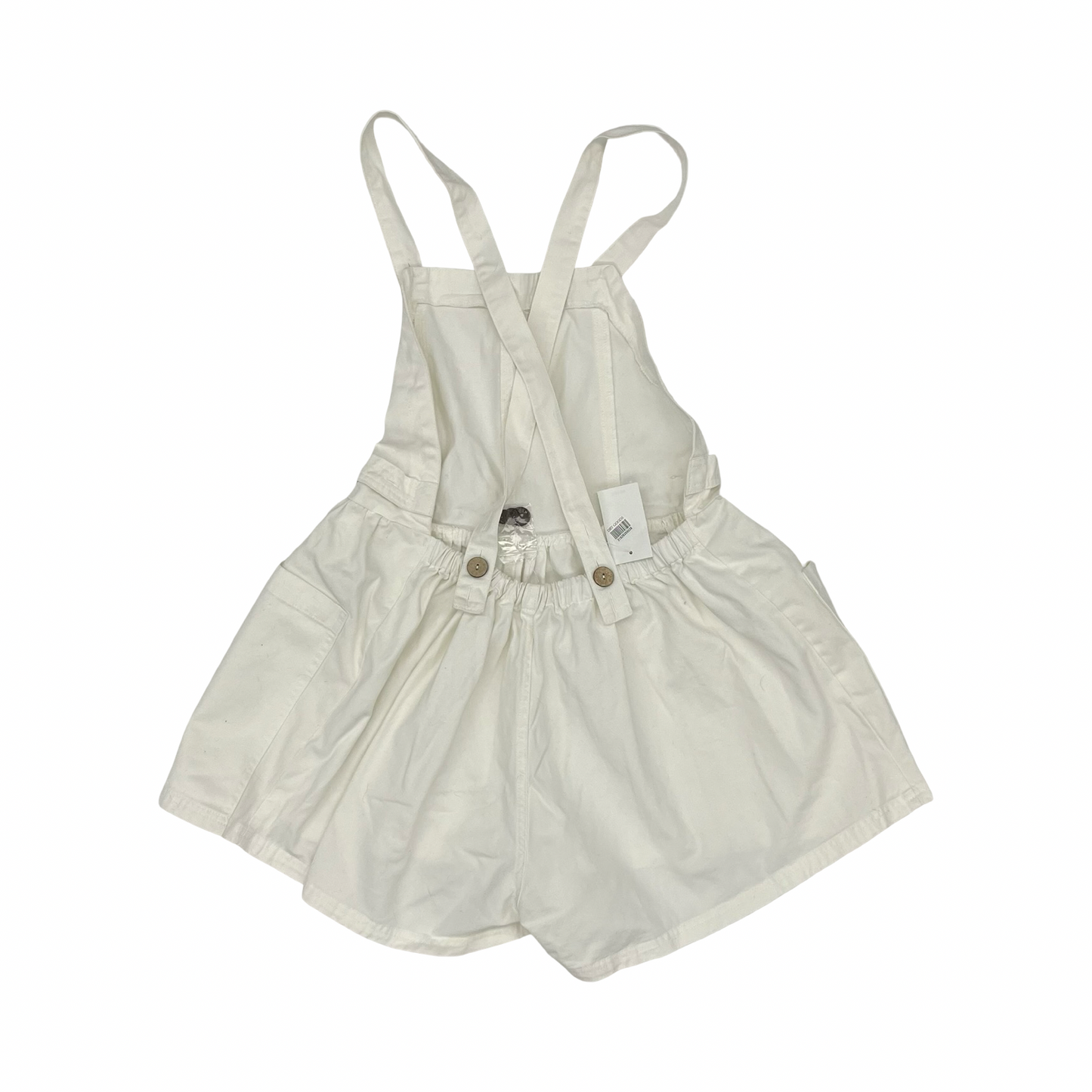 Romper By Double Zero In White, Size:S