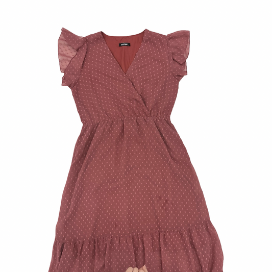 Dress Party Midi By Btfbm In Pink, Size:L