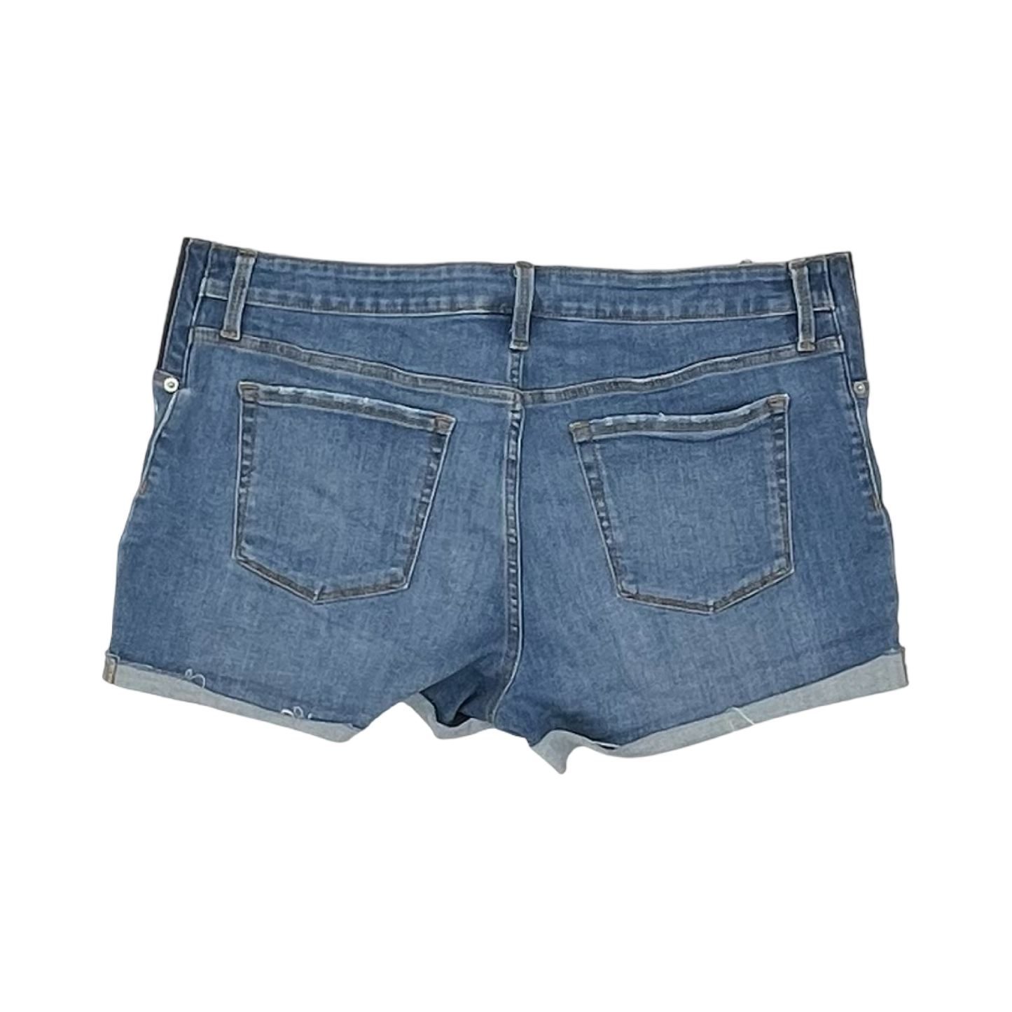 Mat Shorts By Isabel Maternity In Blue Denim, Size:16