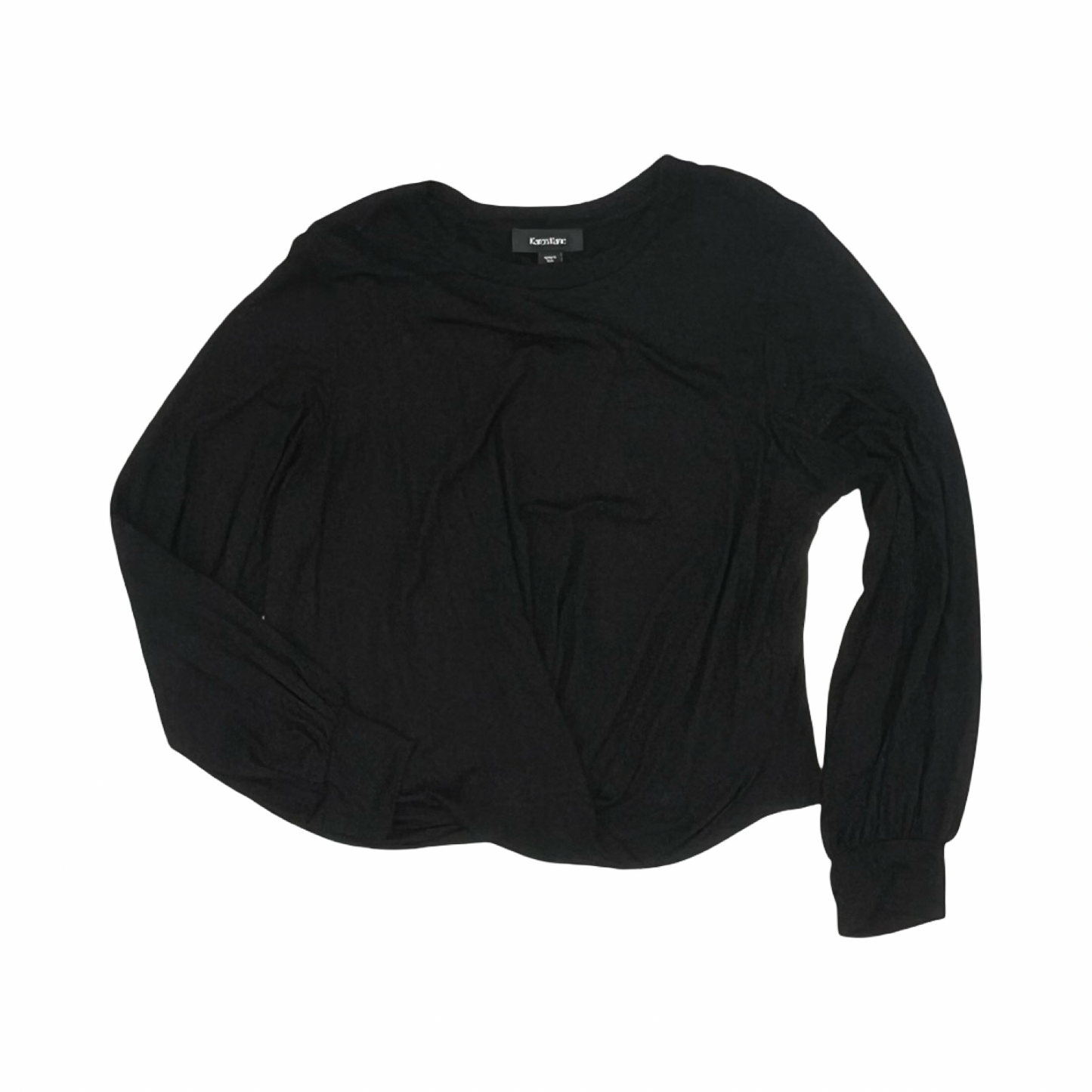 Top Ls By Karen Kane In Black, Size:Xl