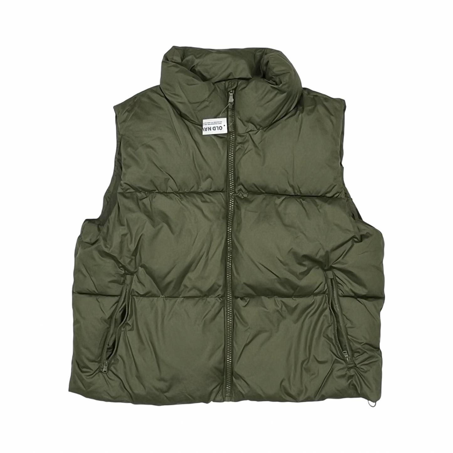 Vest Puffer & Quilted By Old Navy In Green, Size:L
