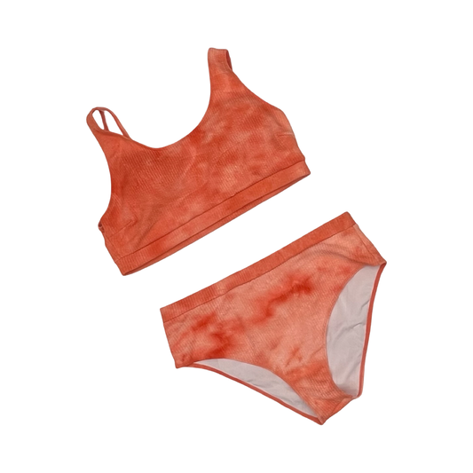 Swimsuit 2Pc By Cme In Orange, Size:4X