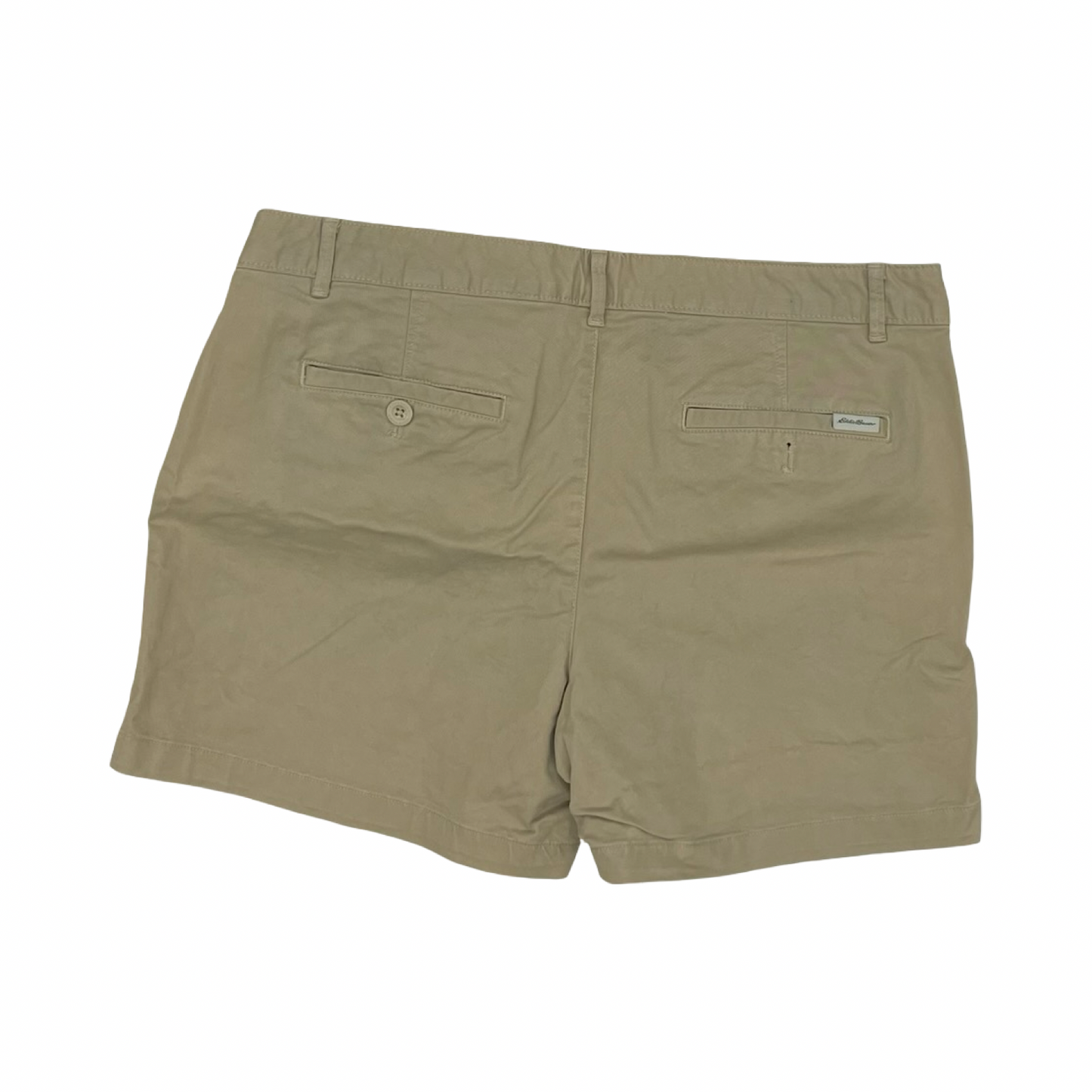 Shorts By Eddie Bauer In Tan, Size:16