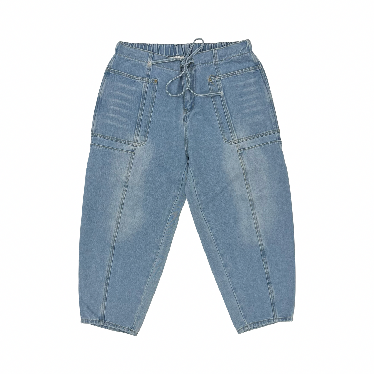 Jeans Wide Leg By Cmf In Blue Denim, Size:Xxl