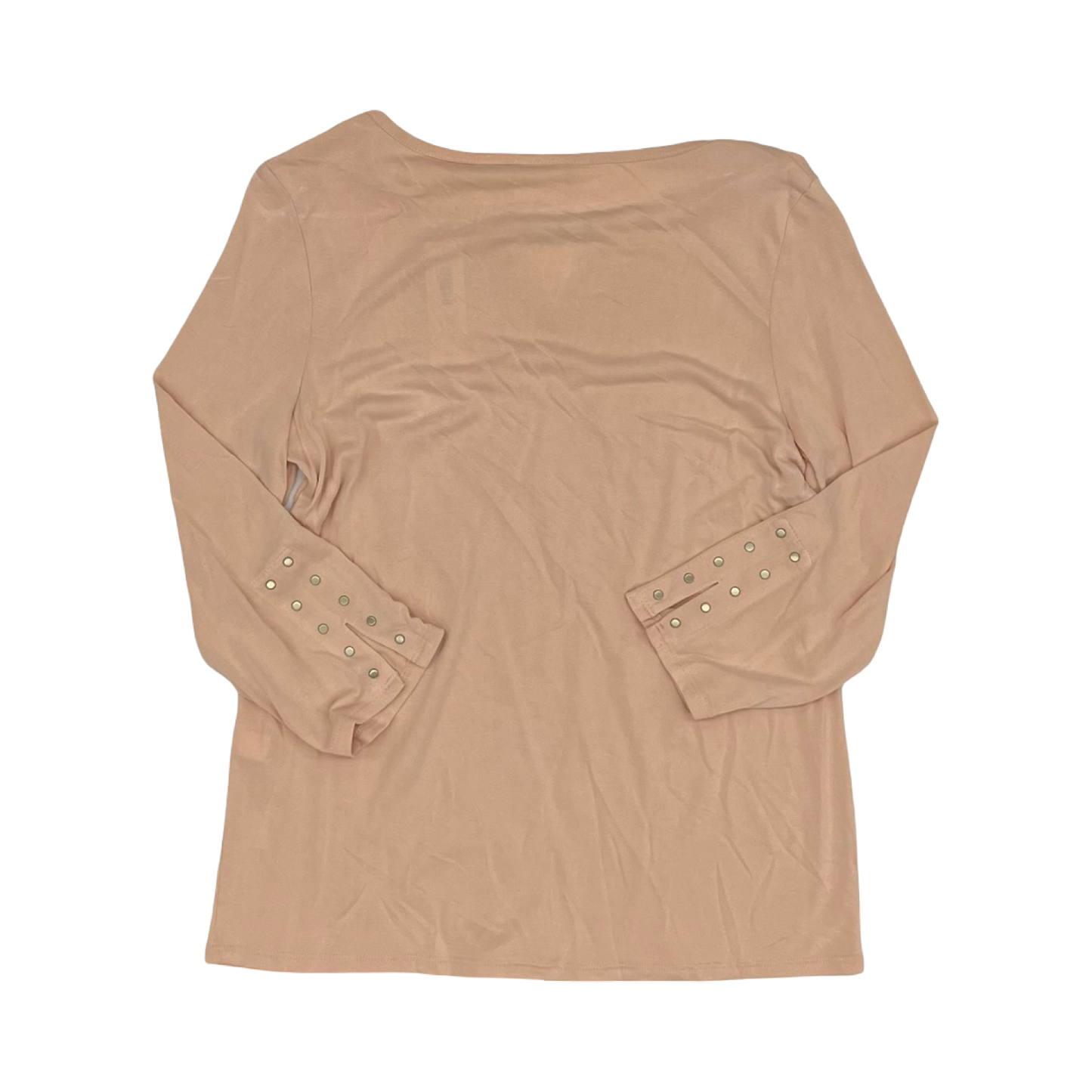 Blouse 3/4 Sleeve By Chicos In Pink, Size:Xs