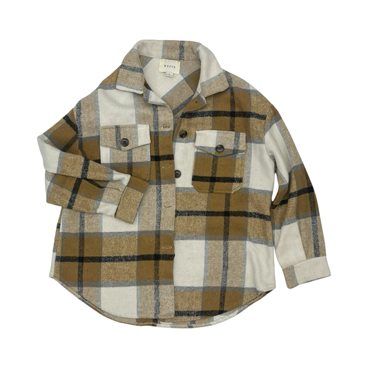 Jacket Shirt By Hyfve In Brown, Size:S