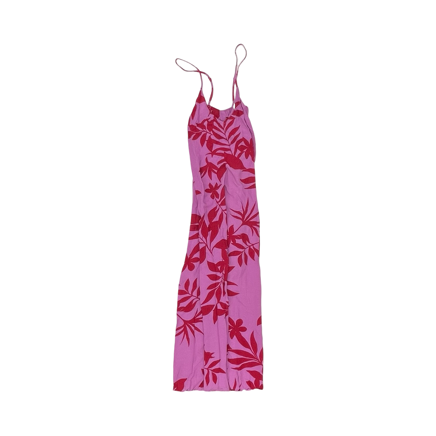 Dress Casual Midi By Old Navy In Pink & Red, Size:S