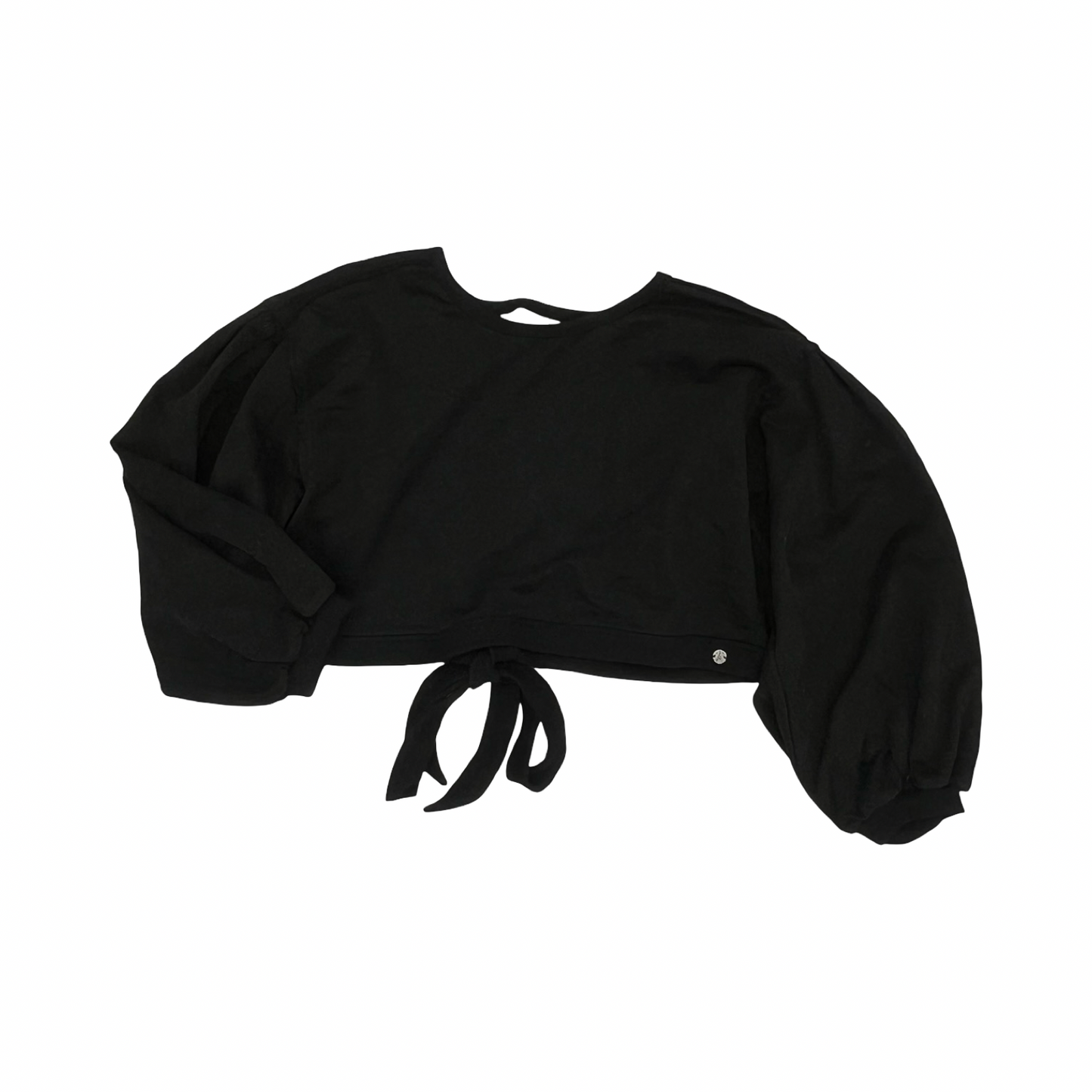 Sweatshirt Crewneck By Clothes Mentor In Black, Size:M