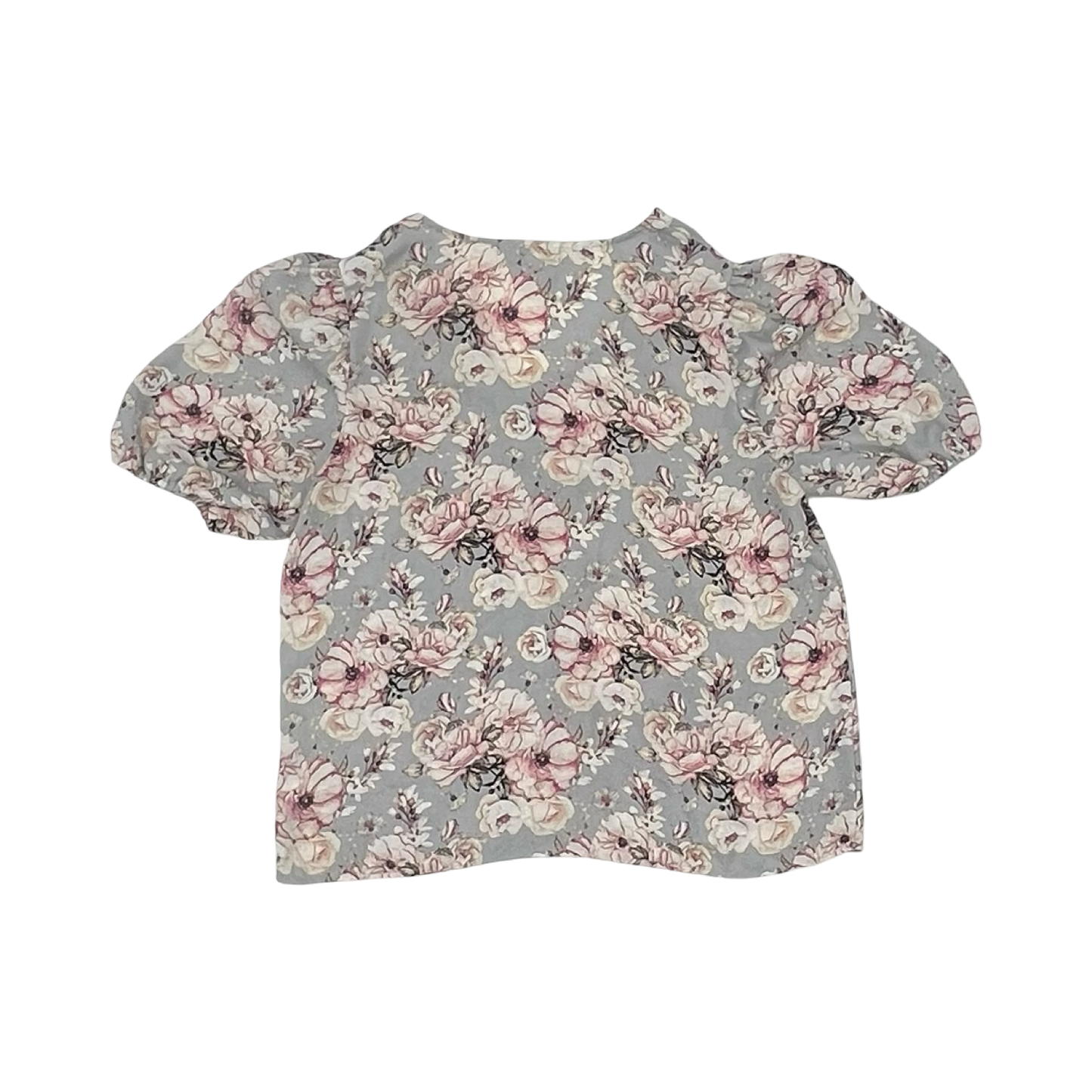 Blouse Ss By Ophelia Roe In Floral Print, Size:M