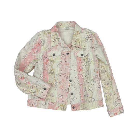 Jacket Shirt By Christopher And Banks In Cream, Size:Xl