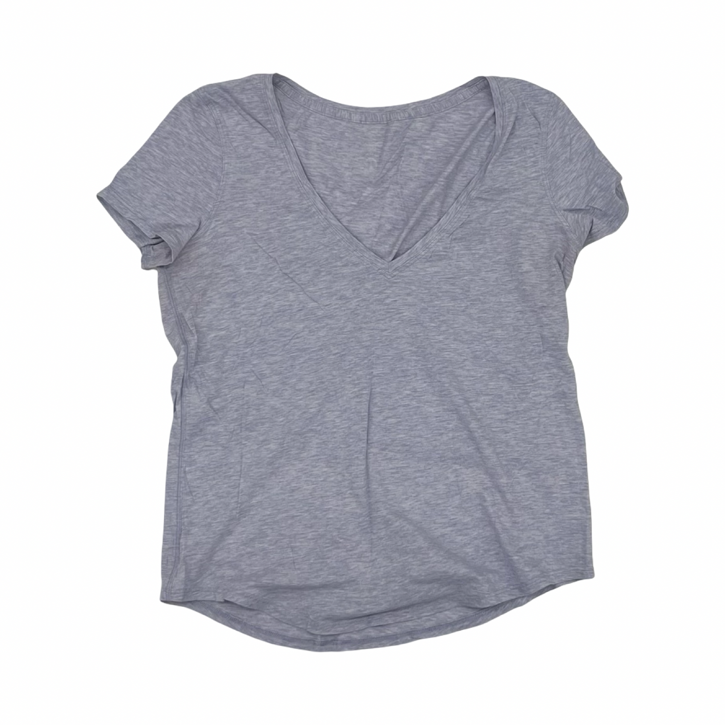 Athletic Top Ss By Lululemon In Purple, Size:S