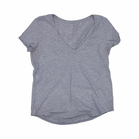 Athletic Top Ss By Lululemon In Purple, Size:S