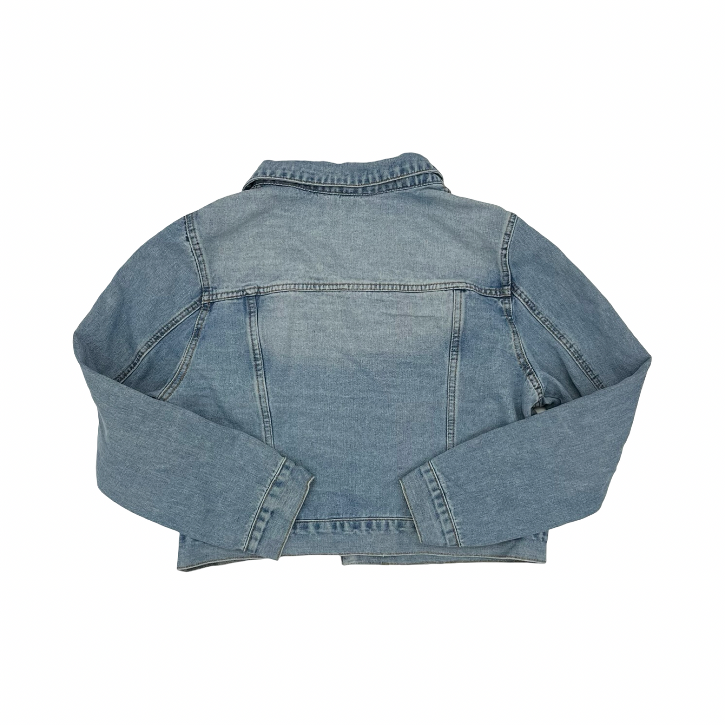 Jacket Denim By Clothes Mentor In Blue Denim, Size:L