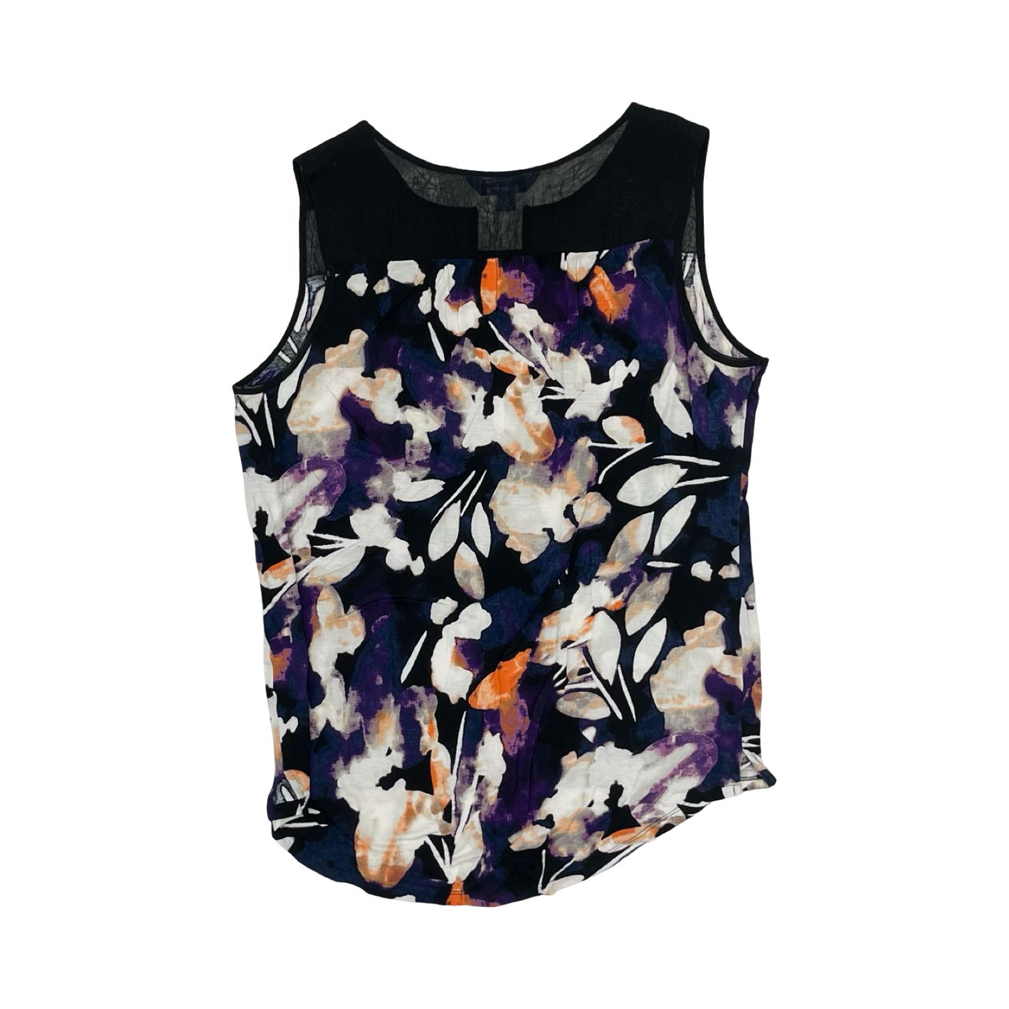 Top Sleeveless By Simply Vera In Multi, Size:Xl