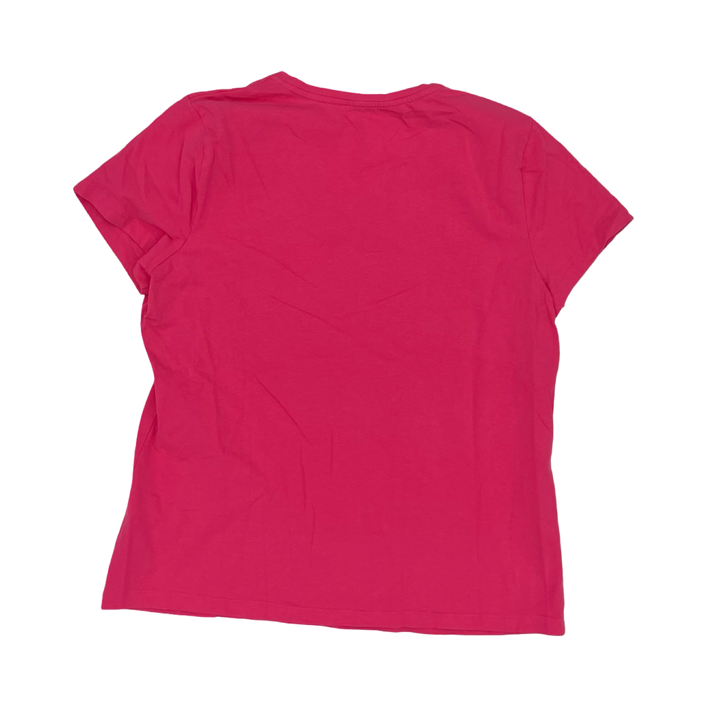 Top Ss Basic By Eddie Bauer In Pink, Size:Xl