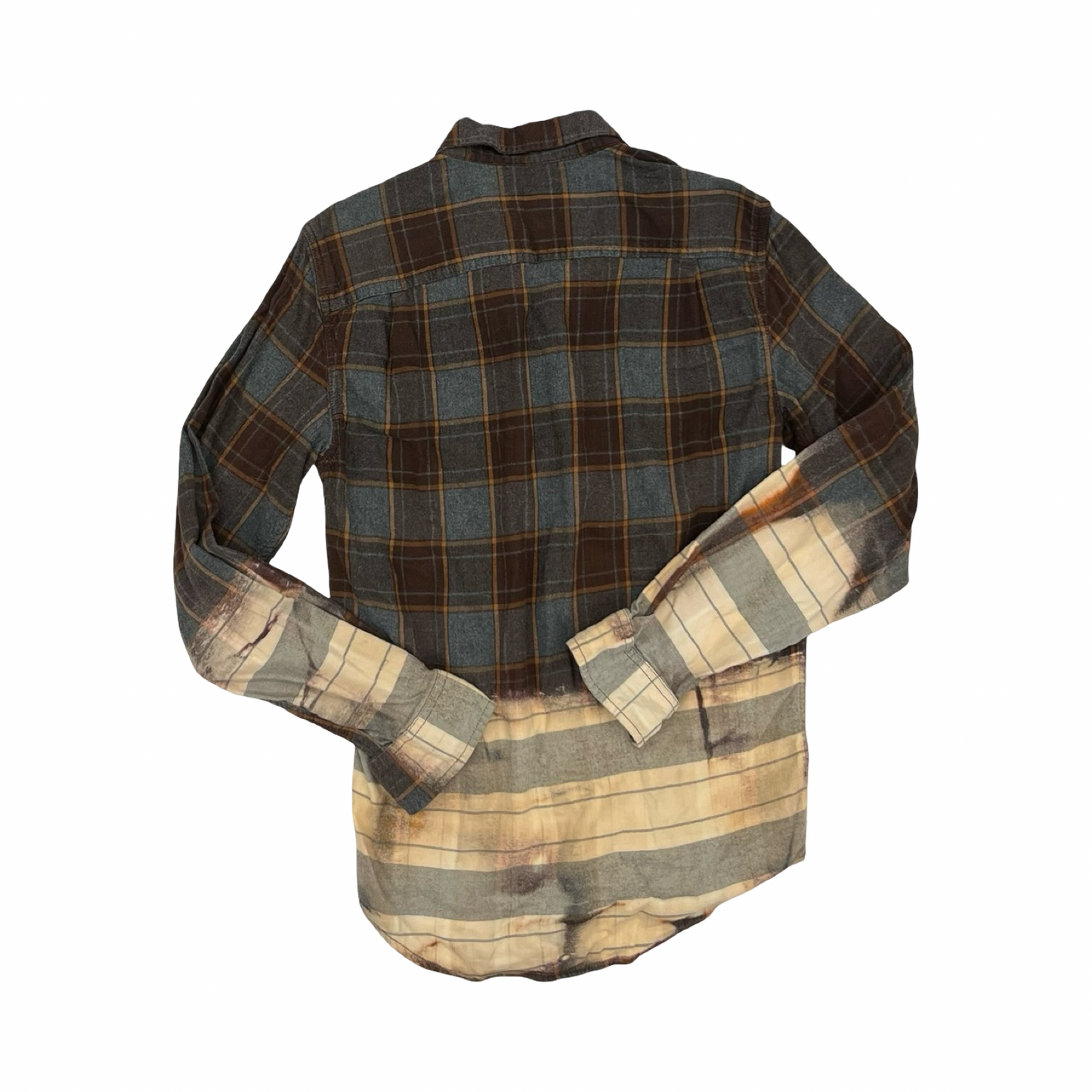 Top Ls By George In Brown & Grey, Size:S