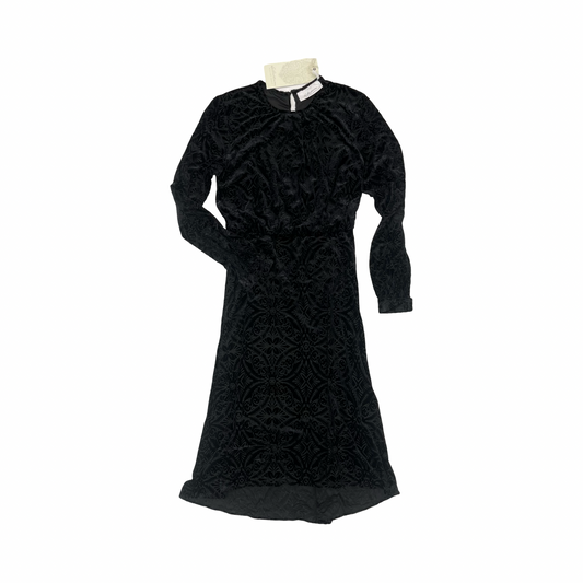 Dress Party Midi By Clothes Mentor In Black, Size:Xs